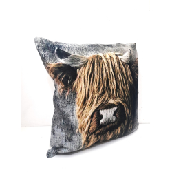 Poduszka Dekoracyjna Krowa Byk 3D 45x45 Kolor